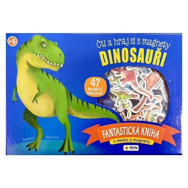 Levně Čti a hraj si s magnety Dinosauři