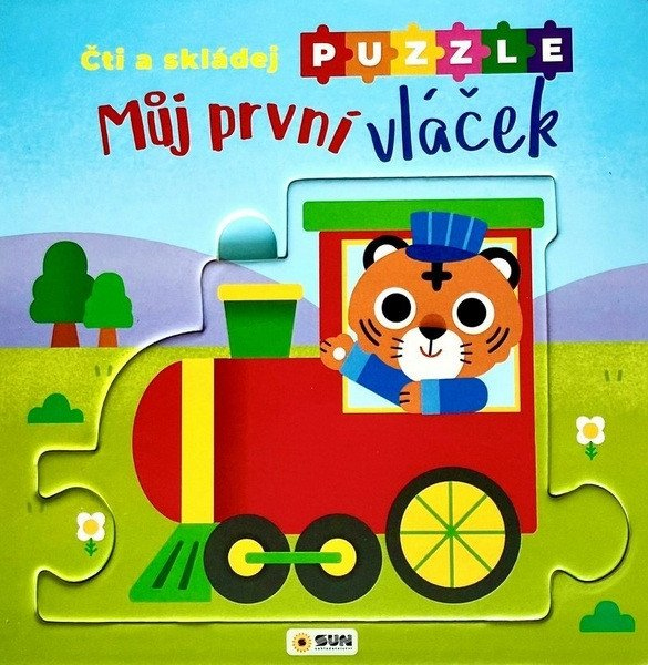 Levně Čti a Skládej Puzzle Můj první vláček