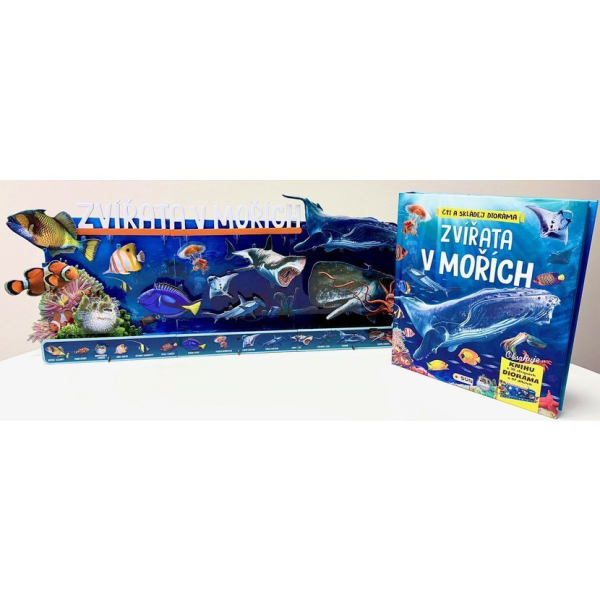 Levně Čti a skládej Dioráma Zvířata v mořích