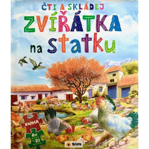 Levně Čti a skládej Zvířátka na statku