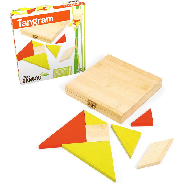 Levně Jeujura Bambusový tangram