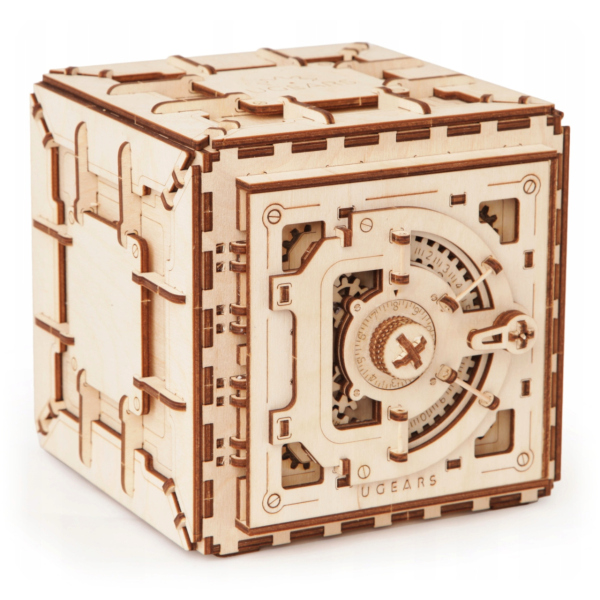 Levně Ugears 3D dřevěné mechanické puzzle Trezor