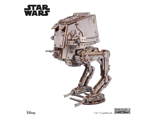 Levně Ugears 3D dřevěná mechanická skládačka Star Wars AT-ST kráčedlo