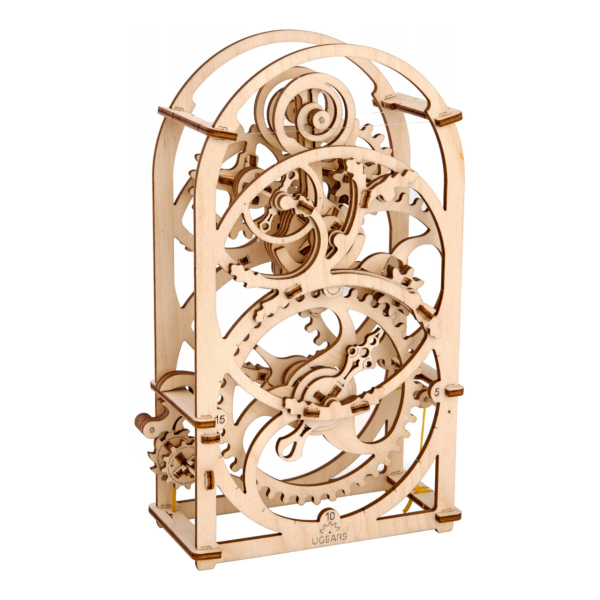 Levně Ugears 3D dřevěné mechanické puzzle Hodinový strojek