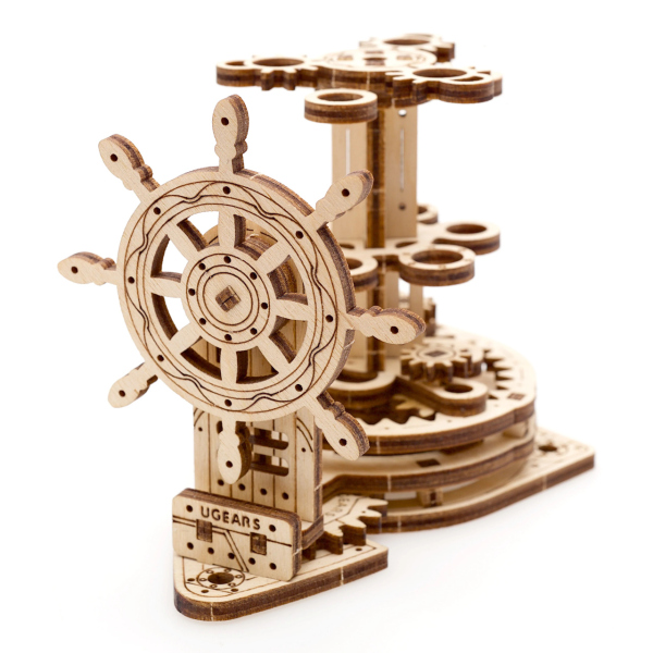 Levně Ugears 3D dřevěné mechanické puzzle Organizér na psací potřeby