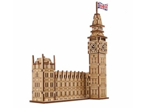 Levně Ugears 3D dřevěné mechanické puzzle Big Ben