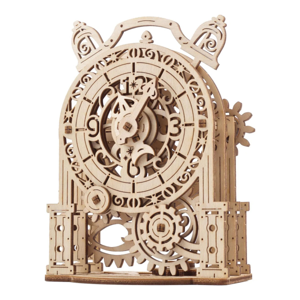 Levně Ugears 3D dřevěné mechanické puzzle Dekorační budík