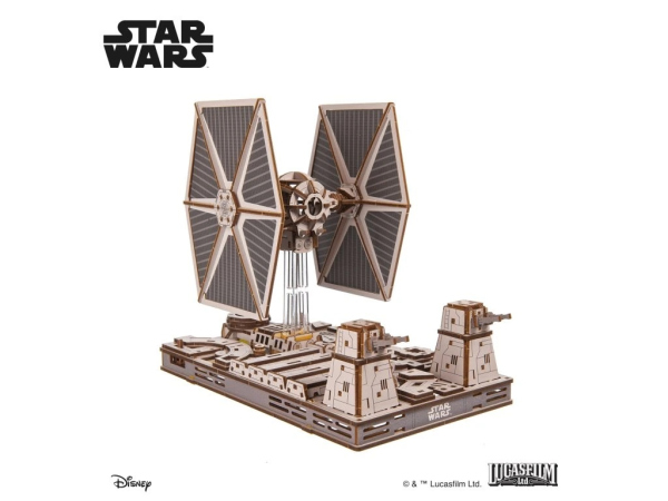 Levně Ugears 3D dřevěná mechanická skládačka Star Wars Stíhačka TIE