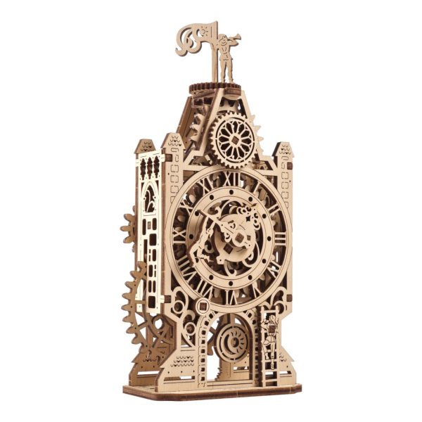 Levně Ugears 3D dřevěné mechanické puzzle Hodinová věž