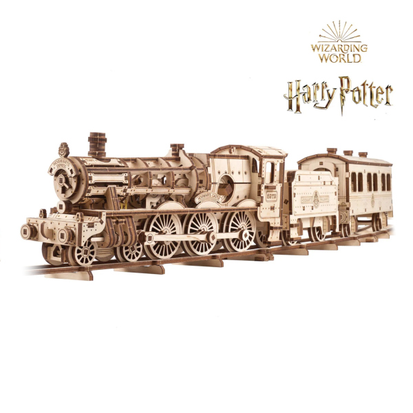 Levně Ugears 3D dřevěné mechanické puzzle Harry Potter Bradavický expres