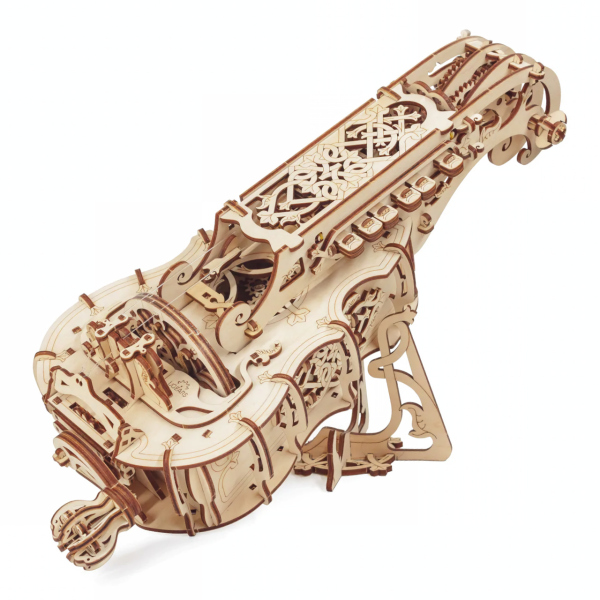 Levně Ugears 3D dřevěné mechanické puzzle Niněra (Hurdy-Gurdy)