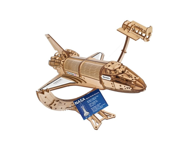 Levně Ugears 3D Dřevěné mechanické puzzle NASA Vesmírný raketoplán