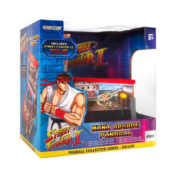 Levně Mini Arcade Pinball - Street Fighter II