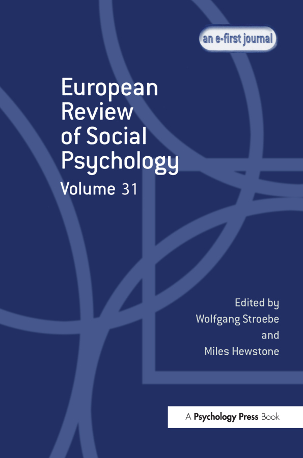 Levně European Review of Social Psychology: Volume 31