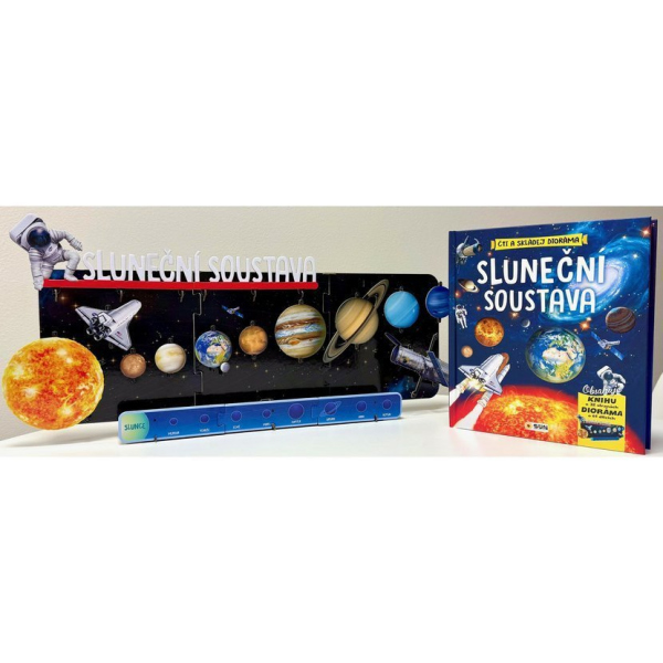 Levně Čti a skládej Dioráma Sluneční soustava
