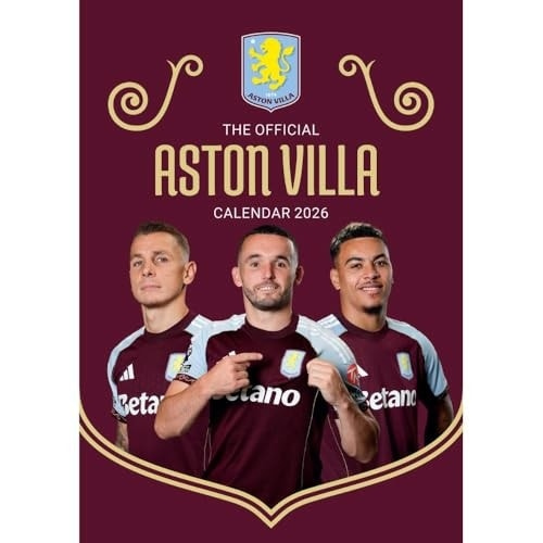 ASTON VILLA FC 2026 A3 CALENDAR