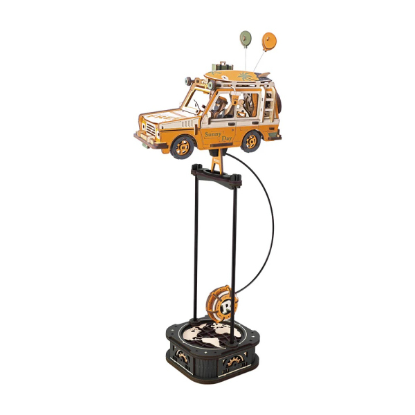 Levně RoboTime 3D mechanická skládačka Road Tripper s kyvadlem