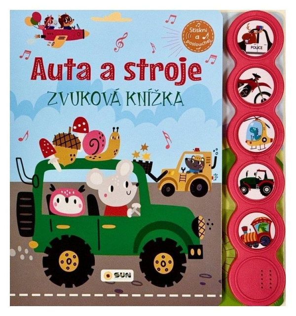 Levně Auta a stroje - Zvuková knížka
