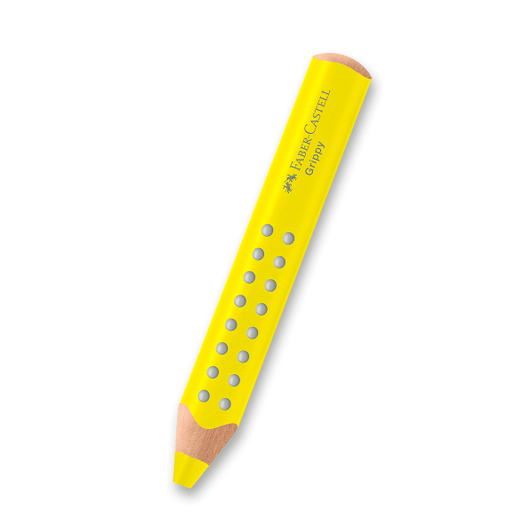 Levně Pastelka Faber-Castell Grippy - žlutá