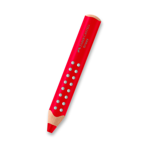 Levně Pastelka Faber-Castell Grippy - červená
