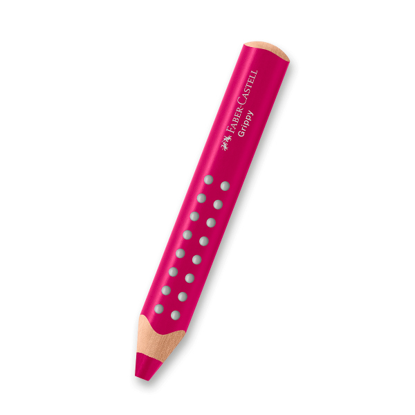 Levně Pastelka Faber-Castell Grippy - tmavě růžová