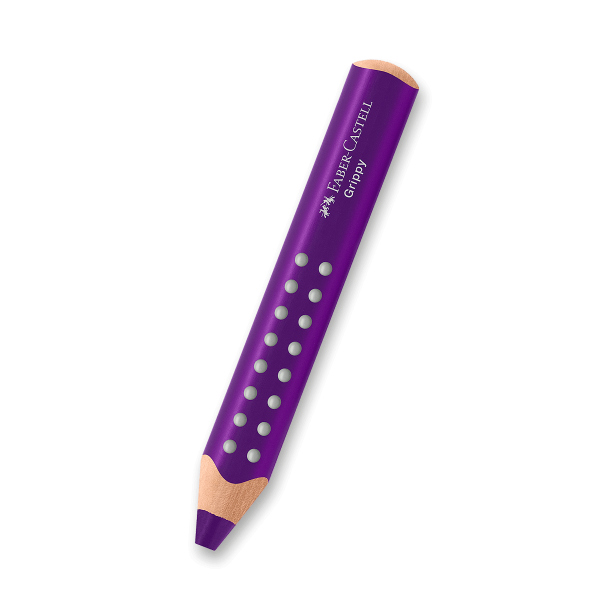 Levně Pastelka Faber-Castell Grippy - tmavě fialová