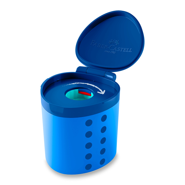 Levně Ořezávátko Faber-Castell Grippy s odpadní nádobkou - 1 otvor