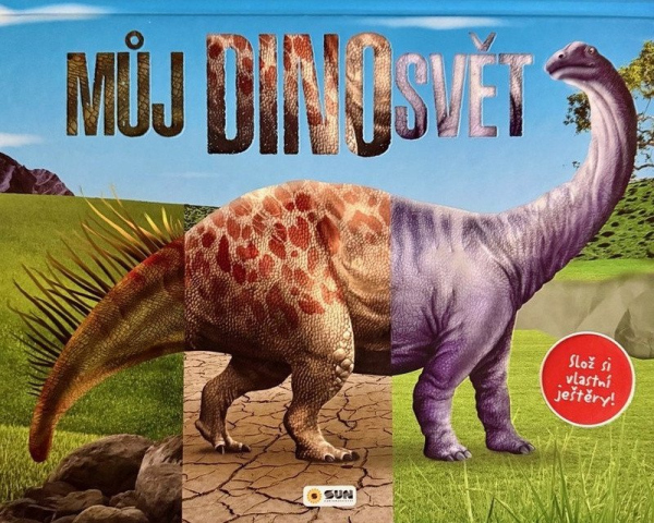 Levně Můj Dino Svět - Slož si vlastní ještěry - XL Kniha