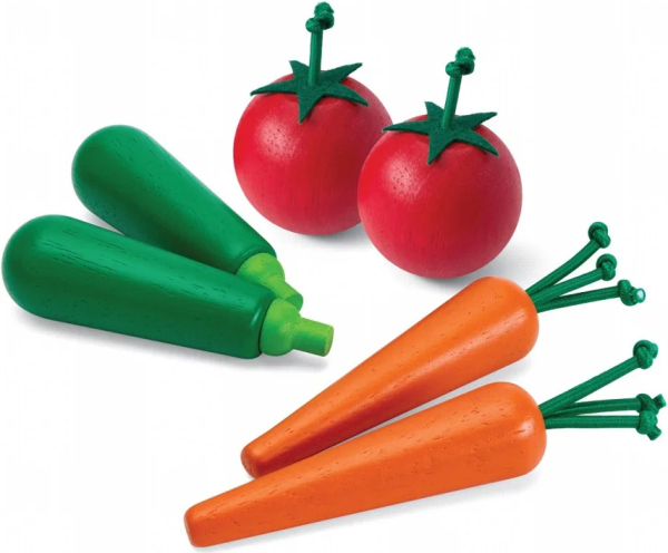 PlanToys Sada čerstvé zeleniny, sada B Montessori