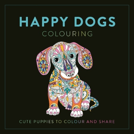 Happy Dogs Colouring, Cute Puppies to Colour and Share