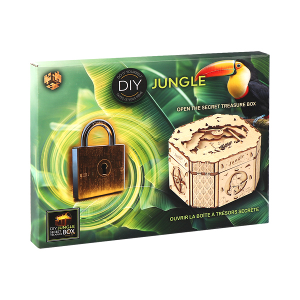 Huzzle Secret box DIY - Jungle ALBI
