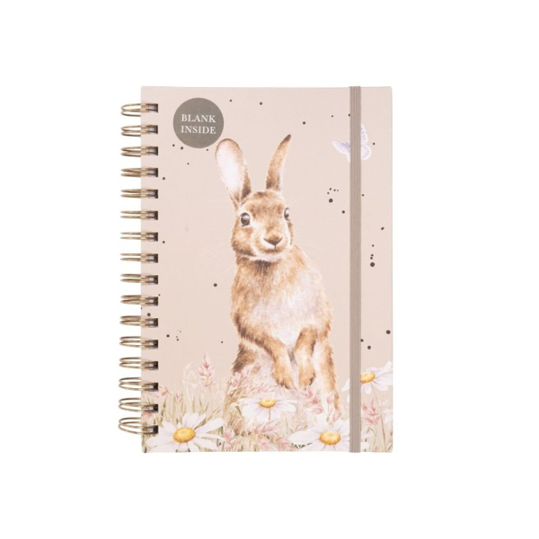 Wrendale Designs Kroužkový blok Wrendale Designs Among the Daisies, A5, 96 l., čistý - Králík