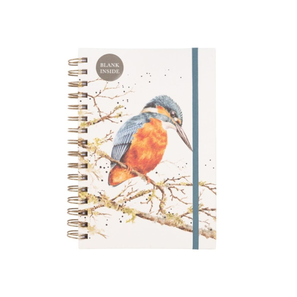 Wrendale Designs Kroužkový blok Wrendale Designs Pond Dipping, A5, 96 l., čistý - Ledňáček