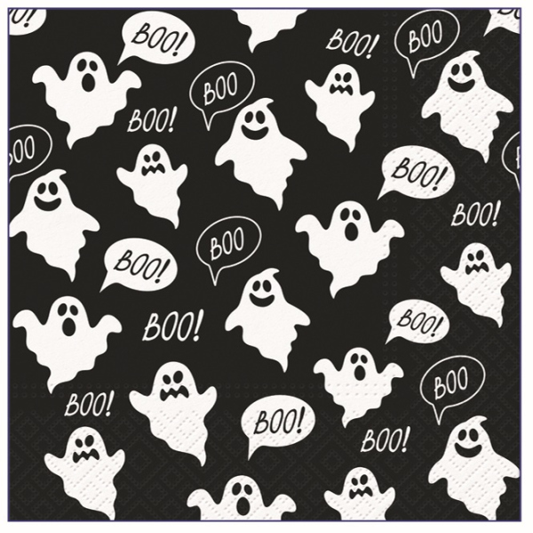 Levně Papírové ubrousky Halloweenské, třívrstvé 33 x 33 cm, 20 ks