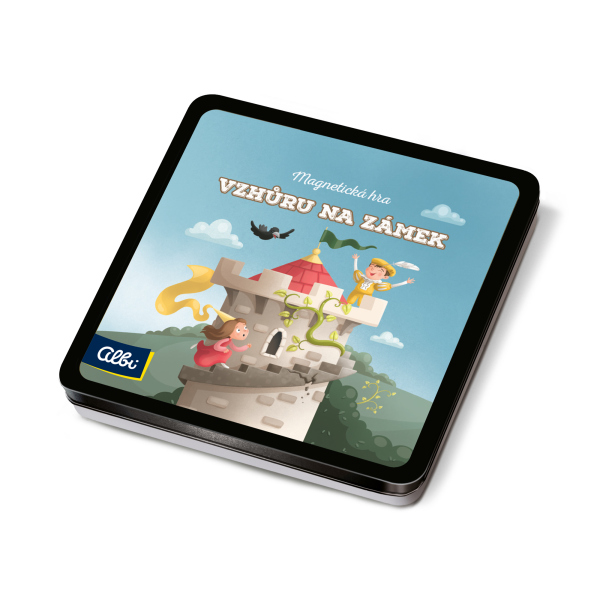 Magnetická hra na cesty - Vzhůru na zámek