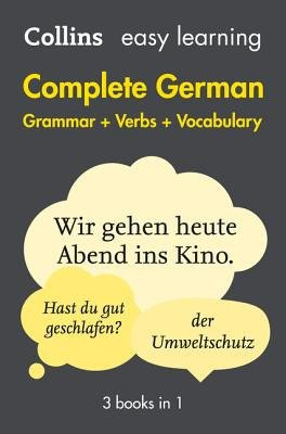 Levně Easy Learning German Complete Grammar, Verbs and Vocabulary (3 books in 1), Trusted Support for Learning