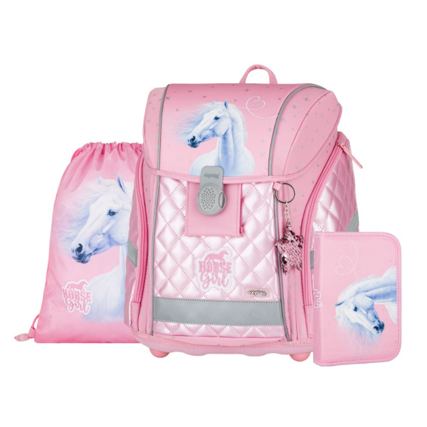 Levně Školní set 3ks PREMIUM LIGHT kůň romantic