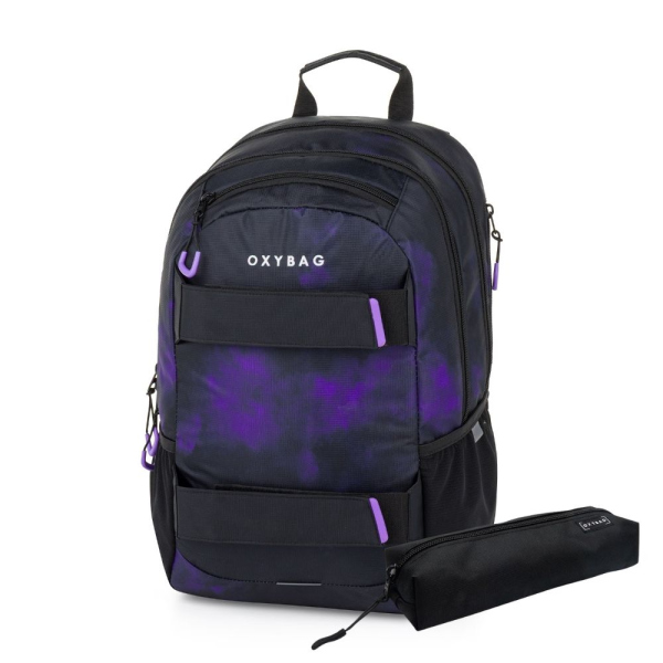 Levně Studentský batoh + etue OXY Sport Grunge girl