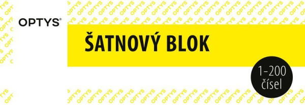 Šatnový blok, 200 listů, žlutý