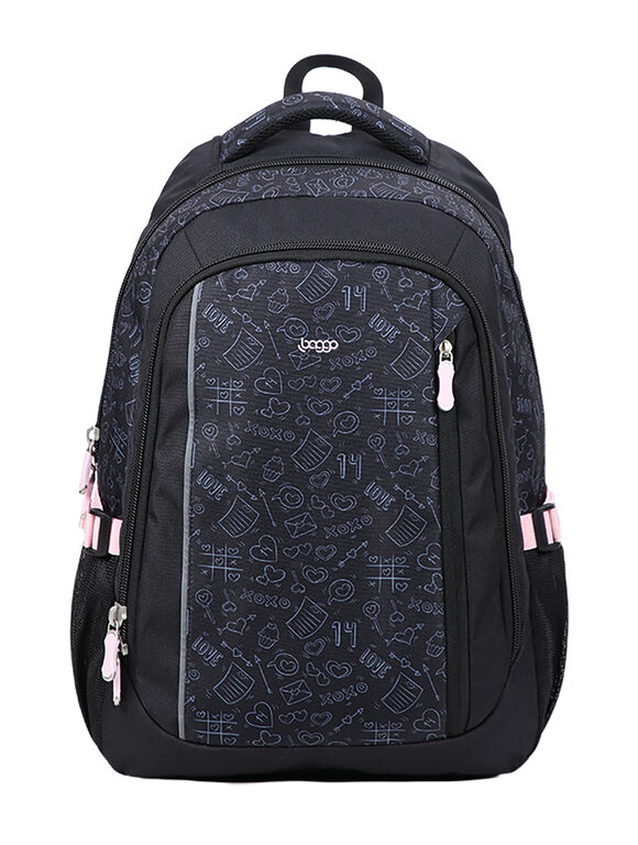 Studentský batoh Baggo Groovy Pinky Teenky