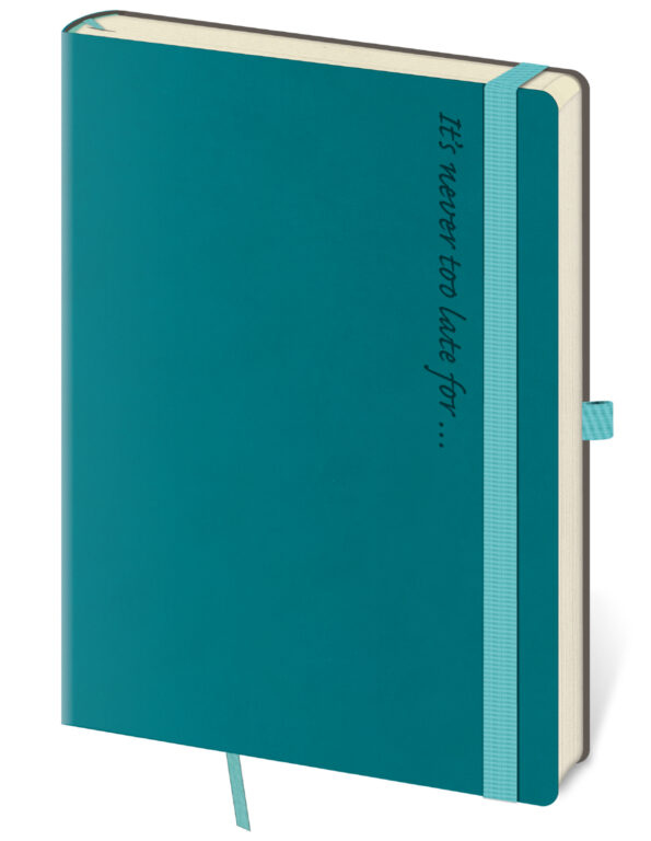 Linkovaný zápisník Flexies L Petrol Blue