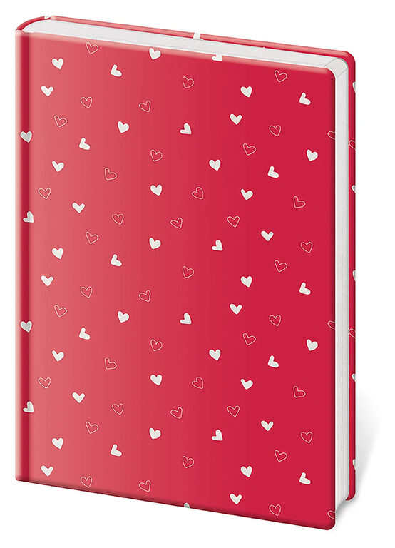 Linkovaný zápisník Vario L - Hearts