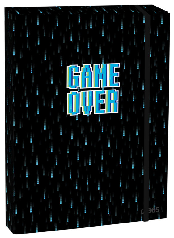 Levně Box na sešity s klopou A4 Game Over