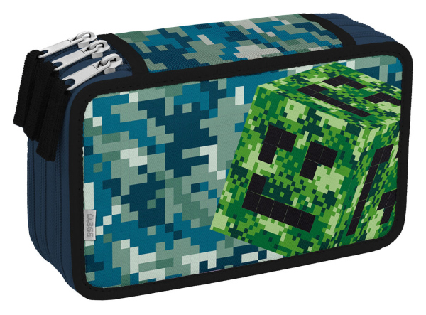 Levně Školní penál třípatrový Craftboy