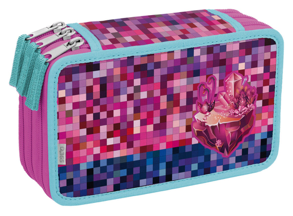 Levně Školní penál třípatrový Craftgirl