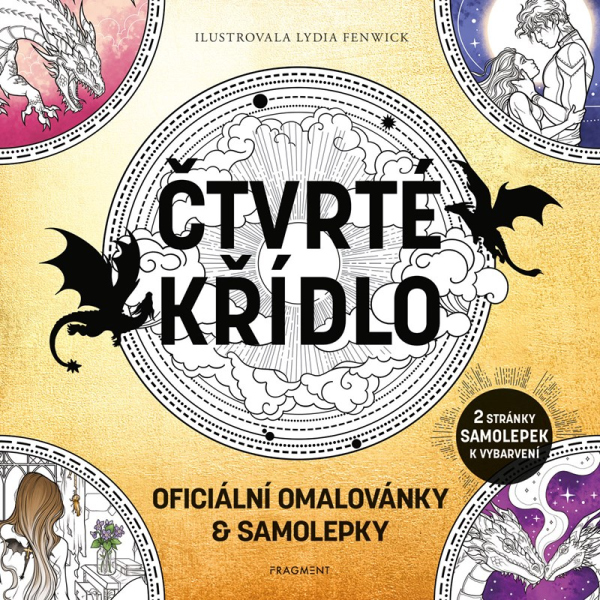 Levně Čtvrté křídlo - oficiální omalovánky a samolepky
