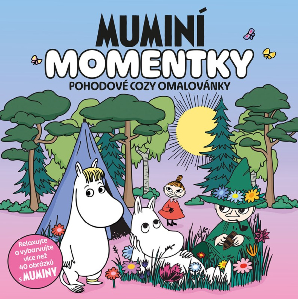 Levně Muminí momentky - Pohodové Cozy omalovánky