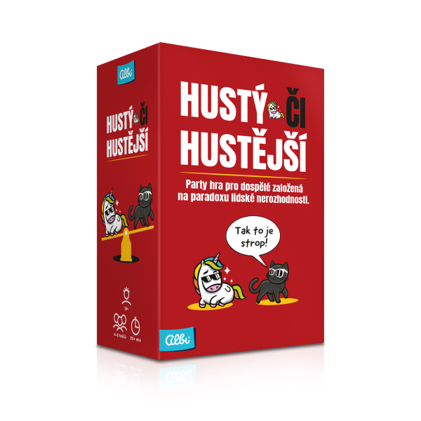 Levně Hustý či hustější