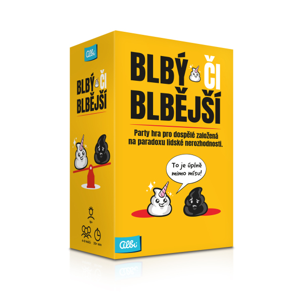 Levně Blbý či blbější