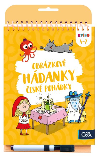 Kvído - Obrázkové hádanky: České pohádky